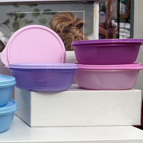 Tupperware SS 600ml Bowls - 4pc Set - Picture 2 of 3